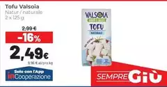 Valsoia - Tofu Naturale Valsoia - Tofu Naturale