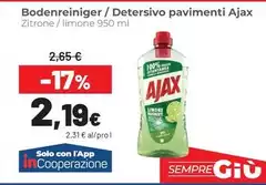 Ajax - Detersivo Pavimenti