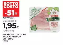 Citterio - Prosciutto Cotto Taglio Fresco