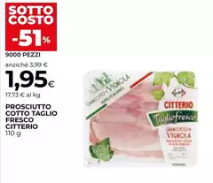 Citterio - Prosciutto Cotto Taglio Fresco