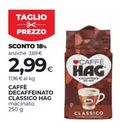 Hag - Caffè Decaffeinato Classico