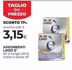 Lines - Assorbenti E' Lines - Assorbenti E'