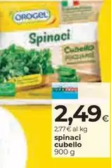 Orogel - Spinaci Cubello