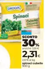 Orogel - Spinaci Cubello