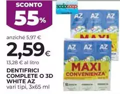 Az - Dentifrici Complete O 3D White