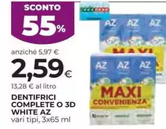 Az - Dentifrici Complete O 3D White