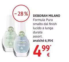 Deborah Milano - Formula Pura Smalto Vegan Assort.