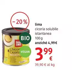 Lima - Cicoria Solubile Istantanea 100g