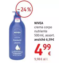 Nivea - Crema Corpo Idratante 500 Ml, Assort. Nivea - Crema Corpo Idratante 500 Ml, Assort.
