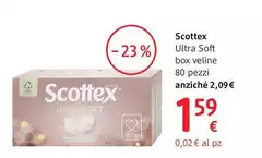 Scottex - Ultra Soft Box Veline 80 Pezzi Scottex - Ultra Soft Box Veline 80 Pezzi