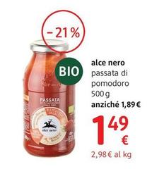 Alce Nero - Passata Di Pomodoro Bio 500 G