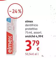 Elmex - Dentifricio Protettivo 75ml, Assort.