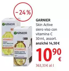 Garnier - Skin Active Siero Viso Con Funzione Mirata 30 Ml 