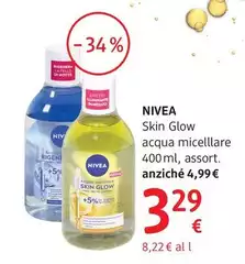 Nivea - Skin Glow Acqua Micelllare 400 Ml Nivea - Skin Glow Acqua Micelllare 400 Ml