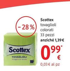 Scottex - Tovagloli Colorati 33 Pezzi