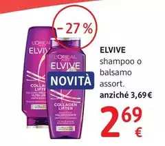 Elvive - Shampoo O Balsamo Assort.