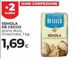 De Cecco - Semola Grano Duro, Rimacinata