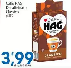 Hag - Caffè Decaffeinato Classico