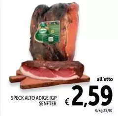 Senfter - Speck Alto Adige IGP Senfter - Speck Alto Adige IGP