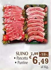 Suino Pancetta/Puntine