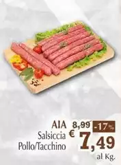 Aia - Salsiccia Pollo/Tacchino Aia - Salsiccia Pollo/Tacchino