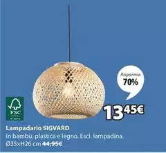 Lampadario Sigvard 
