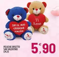 Peluche Orsetto San Valentino