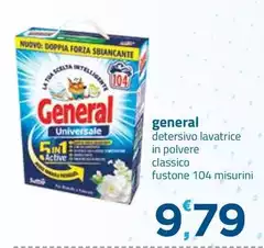 General - Detersivo Lavatrice In Polvere Classico Fustone
