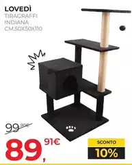 Tiragraffi Indiana Cm.50x50x110