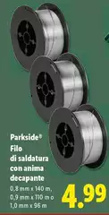 Parkside - Filo Di Saldatura Con Anima Decapante 