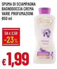 Spuma di Sciampagna - Bagnodoccia Crema