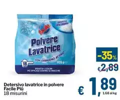 Facile - Detersivo Lavatrice In Polvere