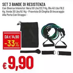 Blu - Set 3 Bande Di Resistenza