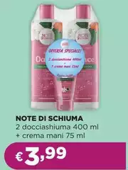 Note Di Schiuma - 2 Docciashiuma + Crema Mani