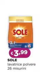 Sole - Lavatrice Polvere