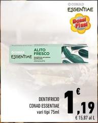 Conad - Dentifricio Essentiae