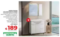 Luce - Mobile Bagno Con Specchio E Lavabo Luce - Mobile Bagno Con Specchio E Lavabo
