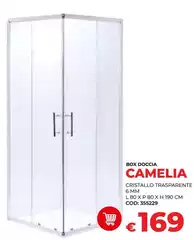 Camelia Box Doccia Cristallo Trasparente
