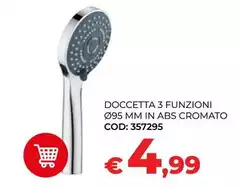 Doccetta 3 Funzioni 0.95 Mm In Abs Cromato