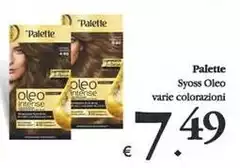Palette - Syoss Oleo