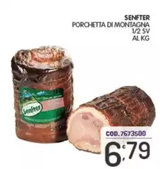 Senfter - Porchetta Di Montagna 1/2 Sv Senfter - Porchetta Di Montagna 1/2 Sv