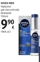 Nivea - Men Hyaluron Gel Viso Anti-età Idratante 150 Ml Nivea - Men Hyaluron Gel Viso Anti-età Idratante 150 Ml