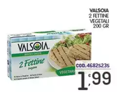 Valsoia - 2 Fettine Vegetali Valsoia - 2 Fettine Vegetali