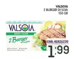 Valsoia - 2 Burger Di Soia Valsoia - 2 Burger Di Soia