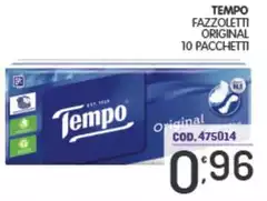 Tempo - Fazzoletti Original 10 Pacchetti Tempo - Fazzoletti Original 10 Pacchetti