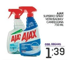 Ajax - Superfici Spray Vetri/Bagno/Candeggina