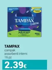 Tampax - Compak Assorbenti Interni