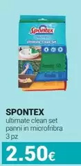 Spontex - Ultimate Clean Set Panni In Microfibra Spontex - Ultimate Clean Set Panni In Microfibra