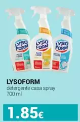 Lysoform - Detergente Casa Spray Lysoform - Detergente Casa Spray