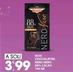 Novi - Cioccolatini Nero Nero 88% Cacao